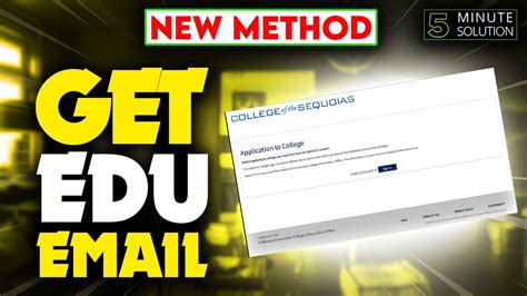 how to get an .edu email