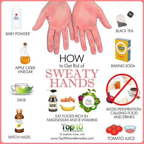 how to get rid of sweaty palms