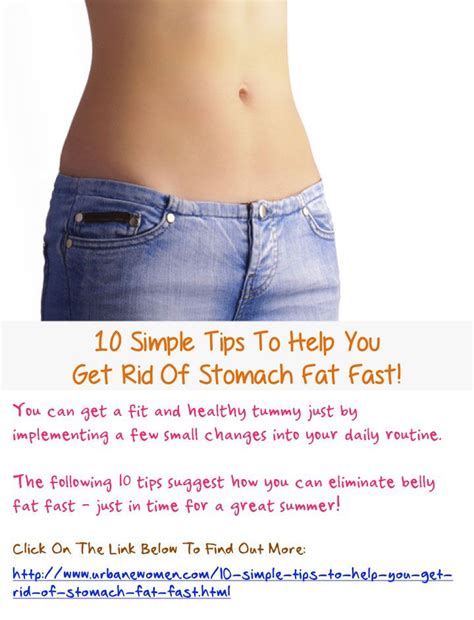 how to get rid of tummy fat