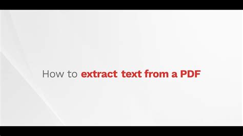 how to get text out of a pdf Epub