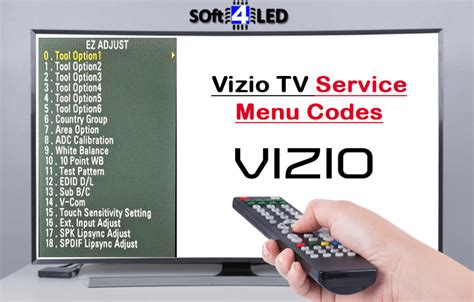 how to get to service menu on vizio tv PDF