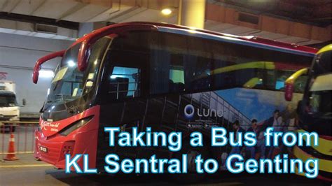 how to go from kl to genting