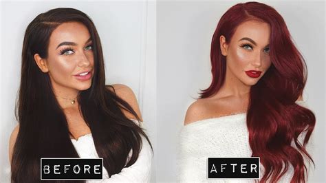 how to go from red to brown hair