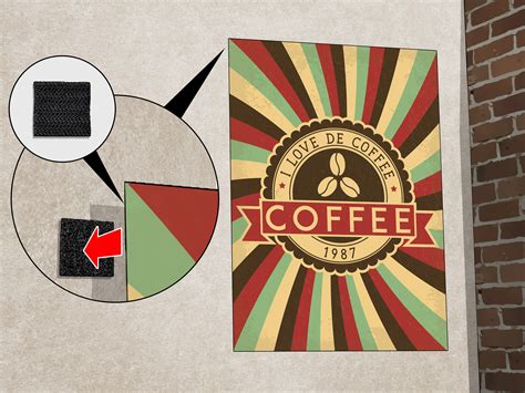 how to hang a poster without frame