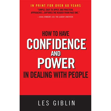 how to have confidence and power in dealing with people Doc