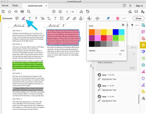 how to highlight pdf Reader
