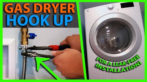 how to hook up a gas dryer pdf PDF