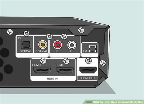 how to hook up comcast cable box to hdtv Reader