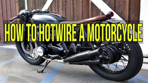 how to hotwire a motorcycle PDF