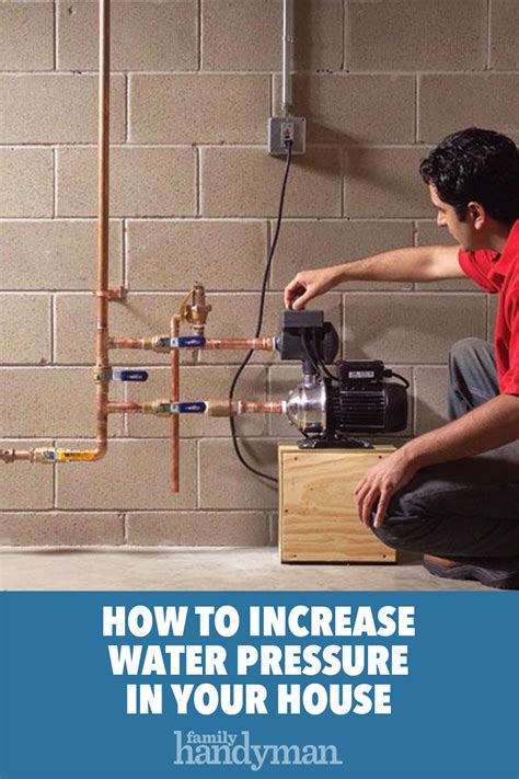 how to increase water pressure in hdb