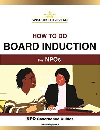 how to induct board members for npos npo governance guides book 1 PDF
