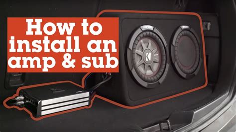 how to install amplifier and subwoofer in car Epub