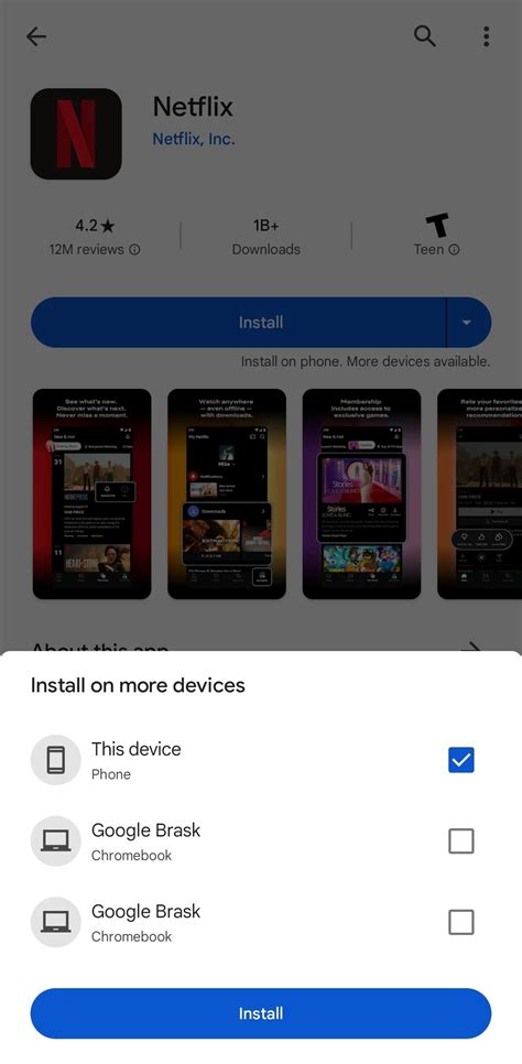 how to install an app for multiple devices