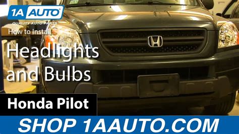 how to install headlight assembly in a 2003 honda pilot Doc
