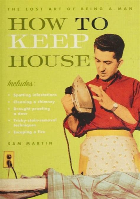 how to keep house the lost art of being a man Epub