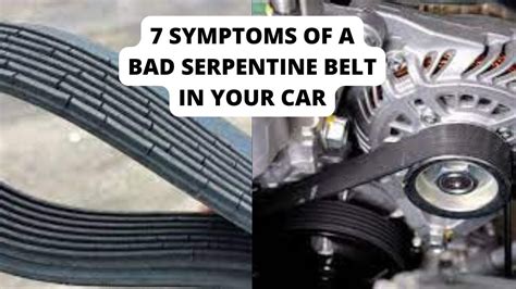 how to know if serpentine belt is bad Doc