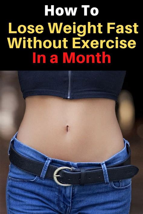 how to lose weight fast at home in a month