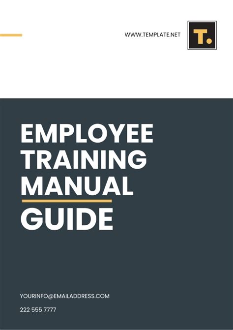 how to make an employee training manual PDF