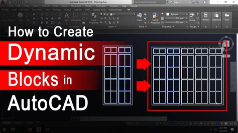 how to make dynamic block at autocad Reader