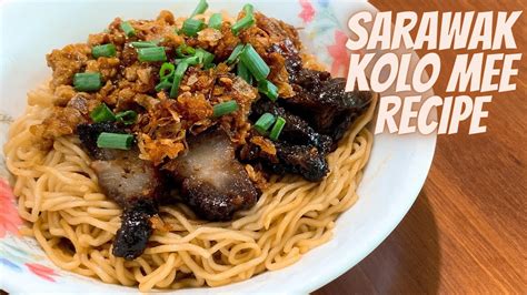 how to make sarawak kolo mee