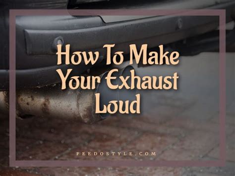 how to make your muffler loud Doc