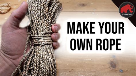 how to makr rope out of cordage primitivr pathways Reader
