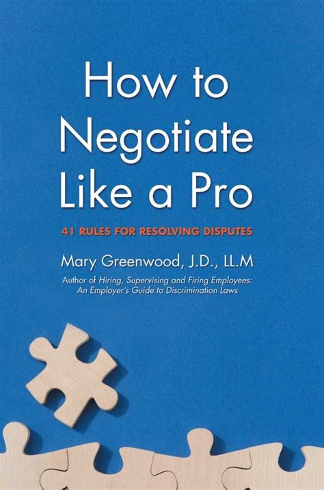 how to negotiate like a pro 41 rules for resolving disputes Kindle Editon