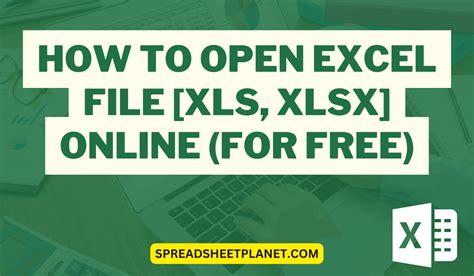 how to open xls documents online PDF