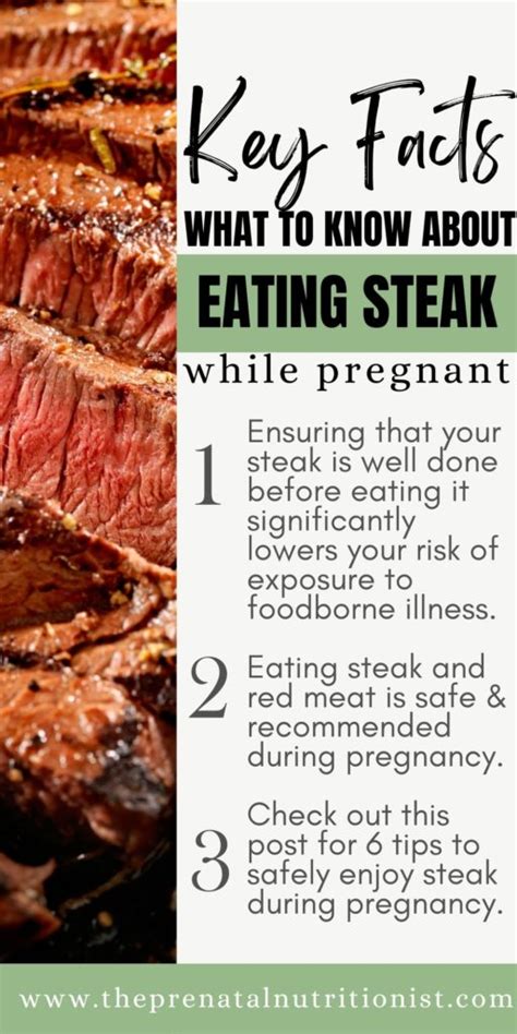 how to order steak when pregnant