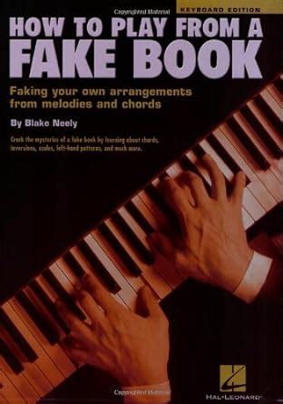 how to play from a fake book keyboard edition PDF