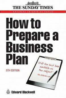 how to prepare a business plan by edward blackwell pdf download rar Doc