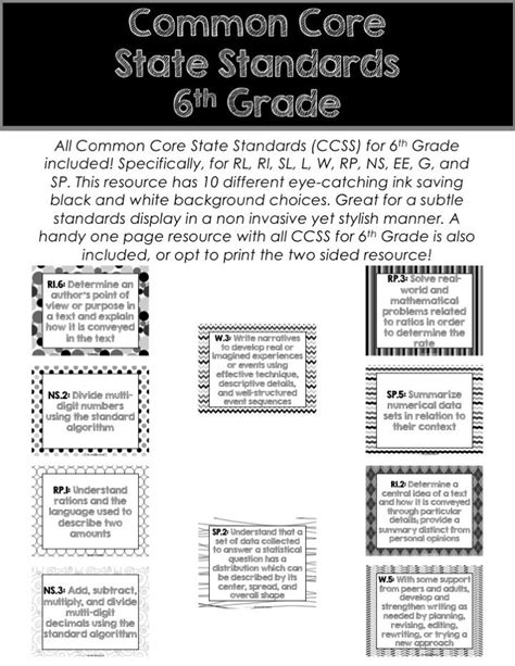 how to prepare for the state standards sixth grade Doc