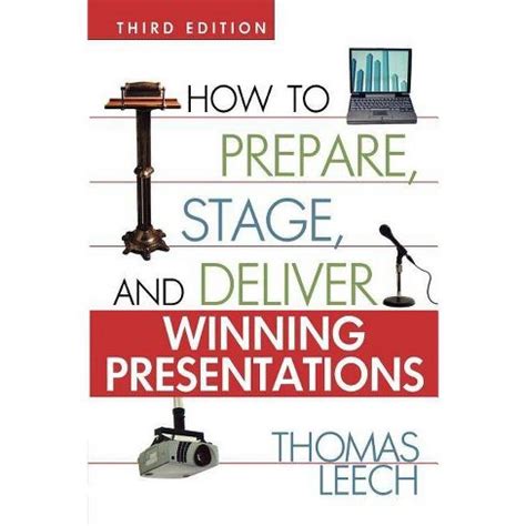 how to prepare stage and deliver winning presentations PDF