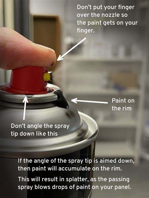 how to prevent spray paint from dripping PDF