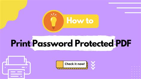 how to print a password protected pdf Epub