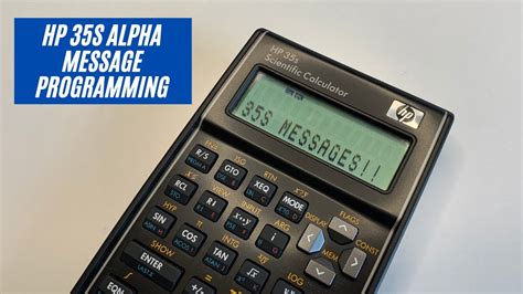 how to program hp35s calculator with eit material Doc