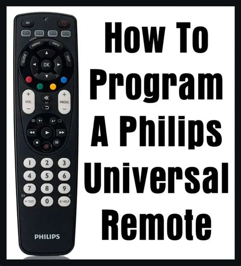 how to program philips universal remote Kindle Editon