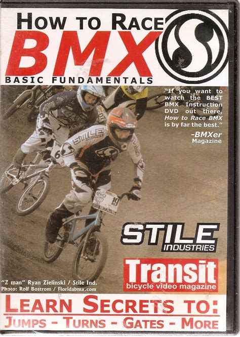 how to race bmx basic fundamentals learn secrets to jumps turns gates more dvd Epub