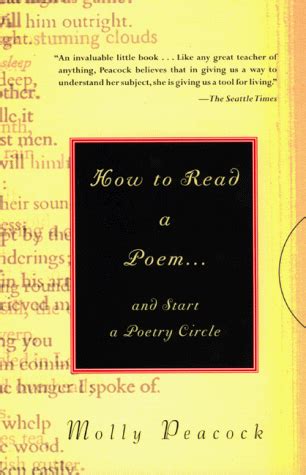 how to read a poem and start a poetry circle PDF