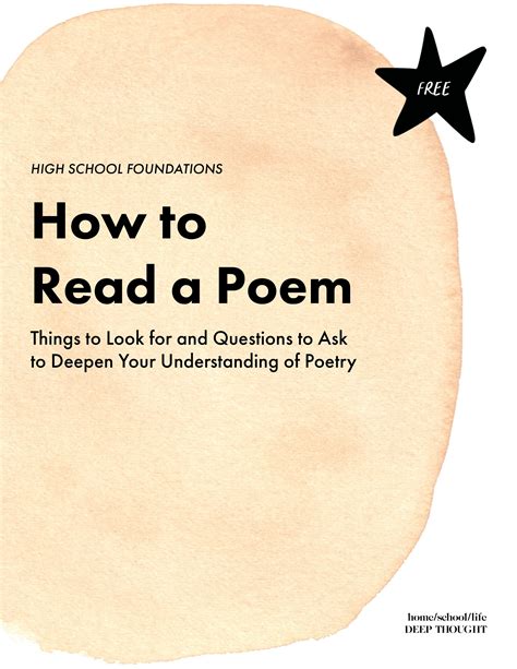 how to read a poem how to read a poem Doc