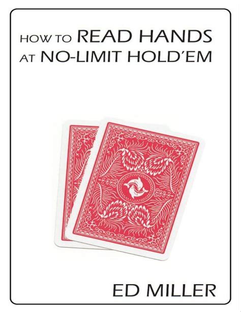 how to read hands at no limit holdem Kindle Editon