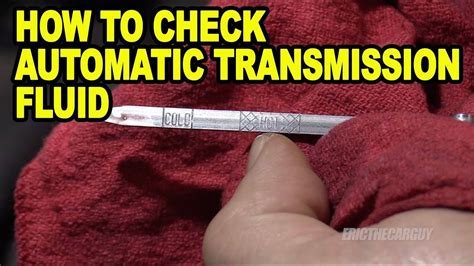 how to read transmission fluid dipstick Doc