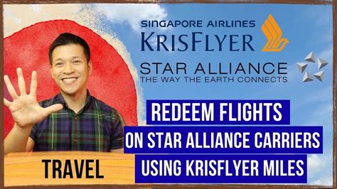 how to redeem krisflyer miles on star alliance