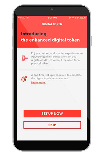 how to register digital token dbs