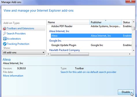 how to remove add ons internet explorer 9 pdf Reader