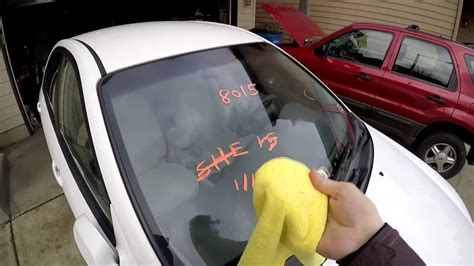 how to remove car window chalk PDF