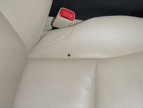 how to repair cigarette burn in leather car seat Reader