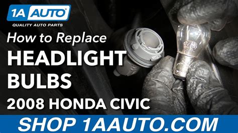 how to replace headlight bulb honda civic 1999 PDF