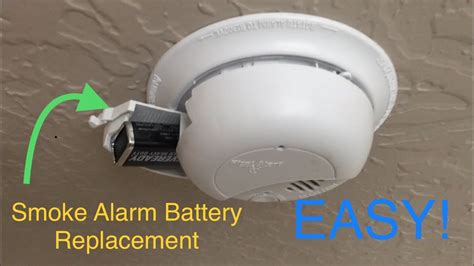 how to replace smoke alarm battery