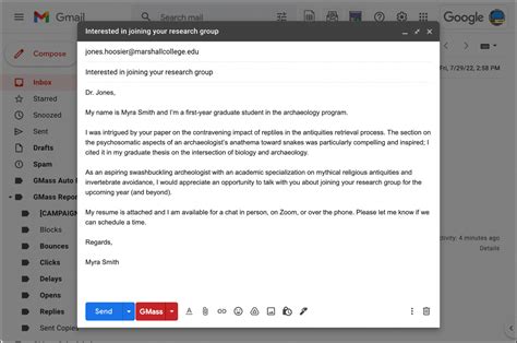 how to reply the professor's reply to cold email